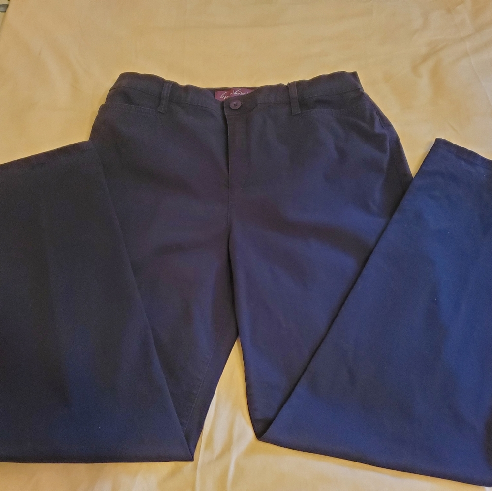 Gloria Vanderbilt Amanda Cotton Pants size 14